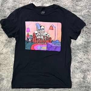 The Simpsons shirt Small Black